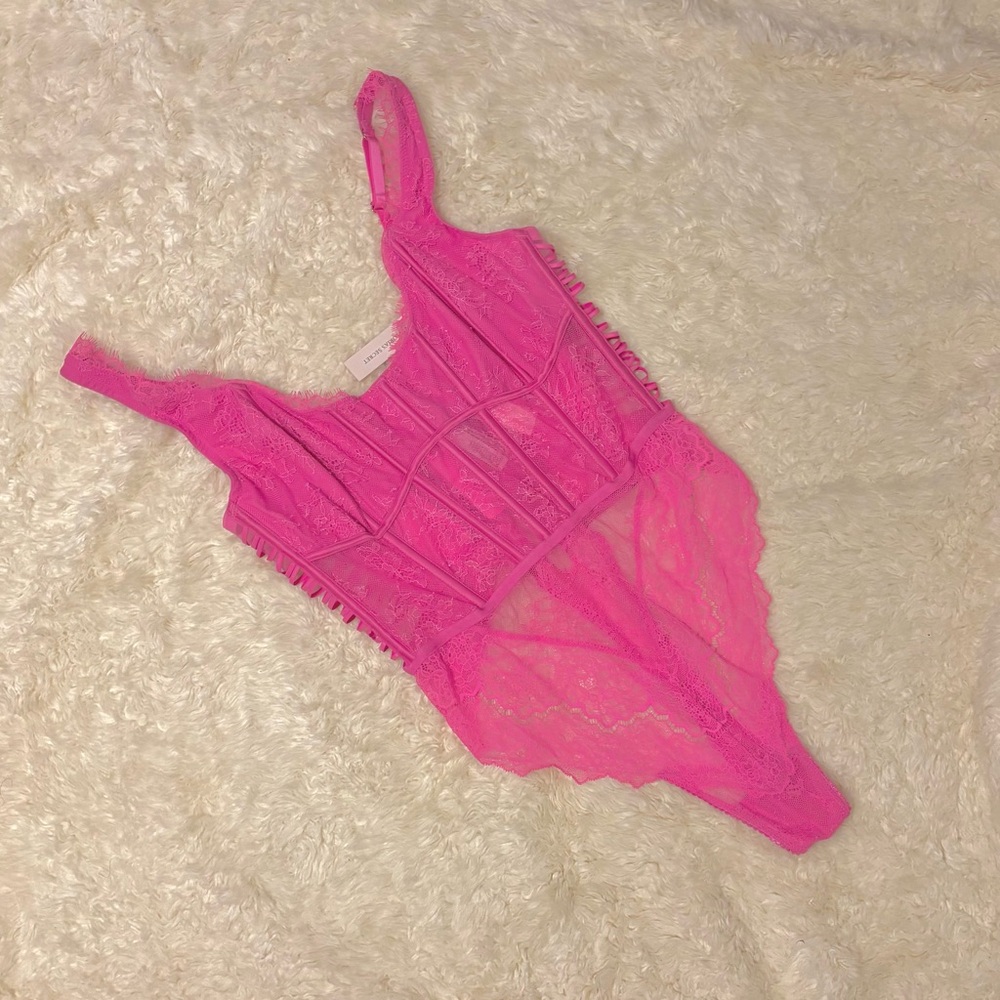 Victoria’s Secret Lingerie Teddy Boned corset XL